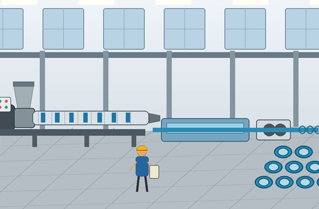 Plastic Pipe Extrusion Line Plastic Pipe Extrusion Line