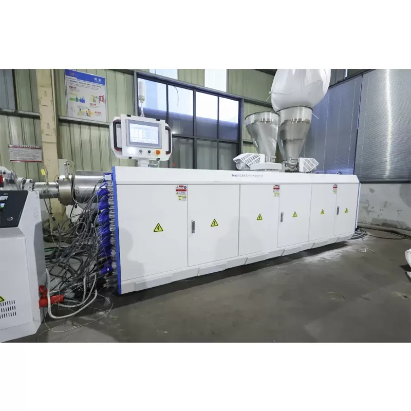 400mm PVC-O Plastic Pipe Extrusion Line Biaxial Stretching PVC Pipe Extruder Machines
