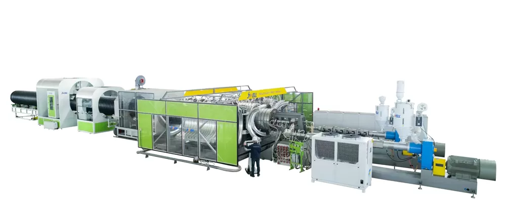Australia Five Layer PP PEHD Plastic Corrugated Pipe Extrusion Machines Australia Five Layer PP PEHD Plastic Corrugated Pipe Extrusion Machines