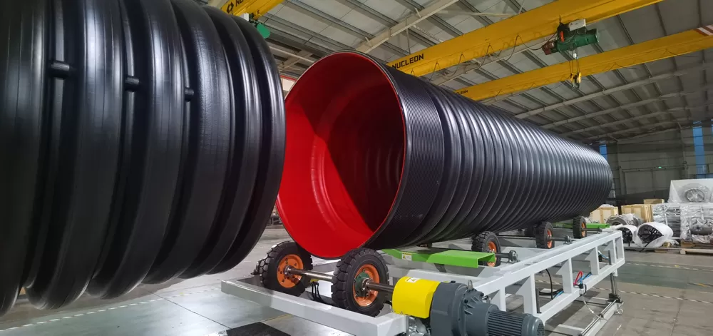 Australia Five Layer PP PEHD Plastic Corrugated Pipe Extrusion Machines Australia Five Layer PP PEHD Plastic Corrugated Pipe Extrusion Machines