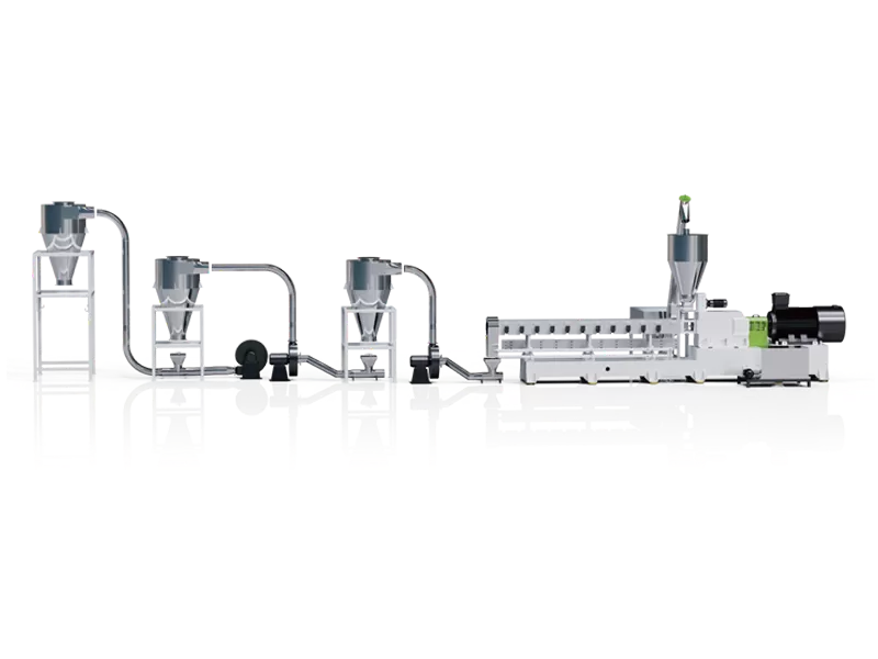 Czech HDPE Wood Plastic Composite Compounding Machine