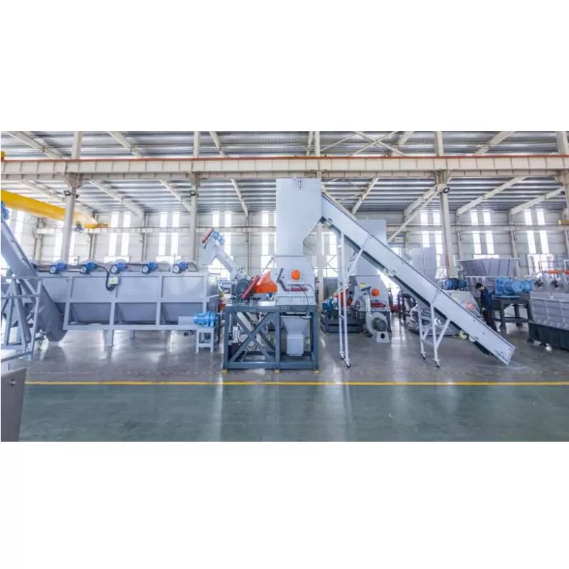 Hard Rigid Waste Plastic Recycled Water Crushing and Washing Line