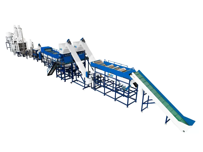 Hard Rigid Waste Plastic Recycled Water Crushing and Washing Line