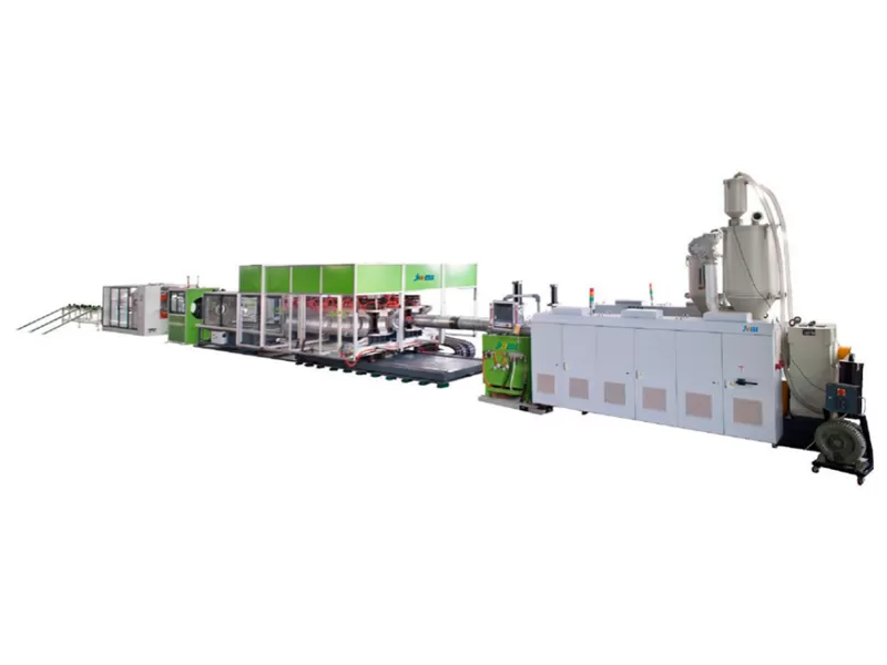 Horizontal Double Wall Corrugated Pipe Extrusion Line
