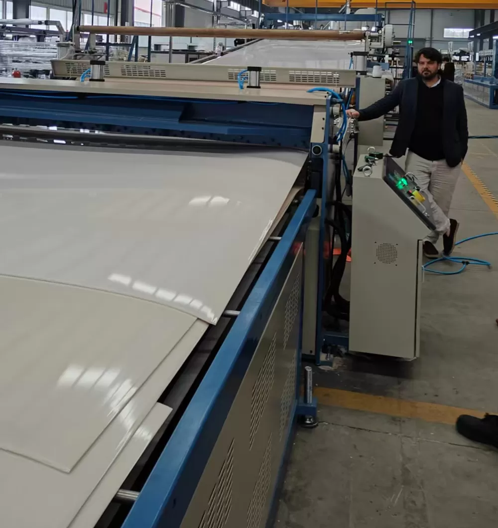 Hungary ABS+PMMA Co-extrusion Sheet Production Line Hungary ABS+PMMA Co-extrusion Sheet Production Line