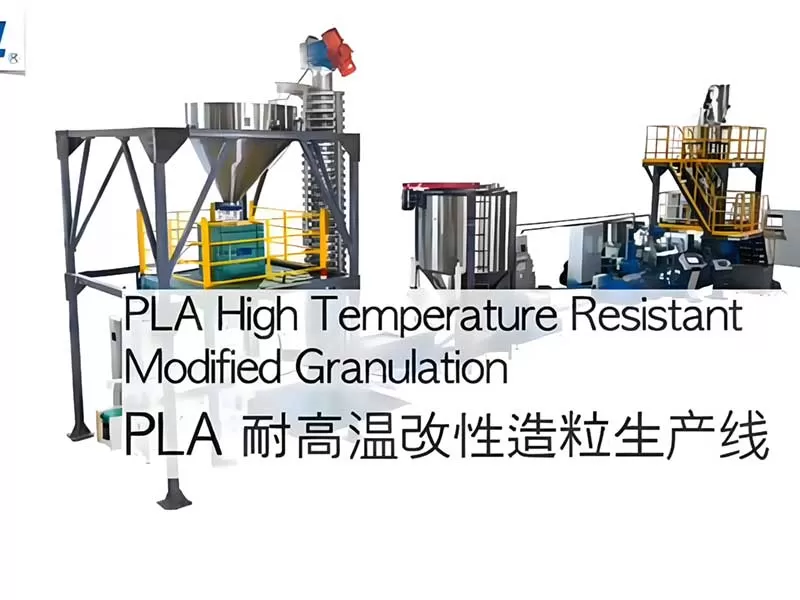 Jwell-PLA PBAT PVA Degrade Biodegradable Plastic Compounding Granulation Pelletizing Production Line