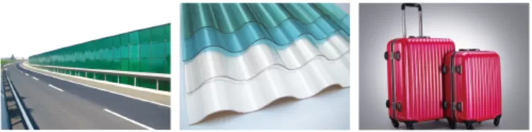 Application of PC-PMMA-HIPS-ABS Plastic Sheet & Plate Extrusion Line