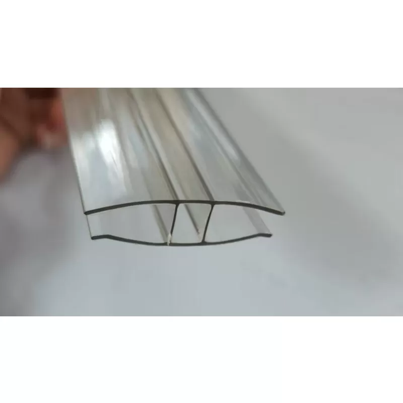 PC Polycarbonate Hollow Roof Connector Plastic Profile Extrusion Line