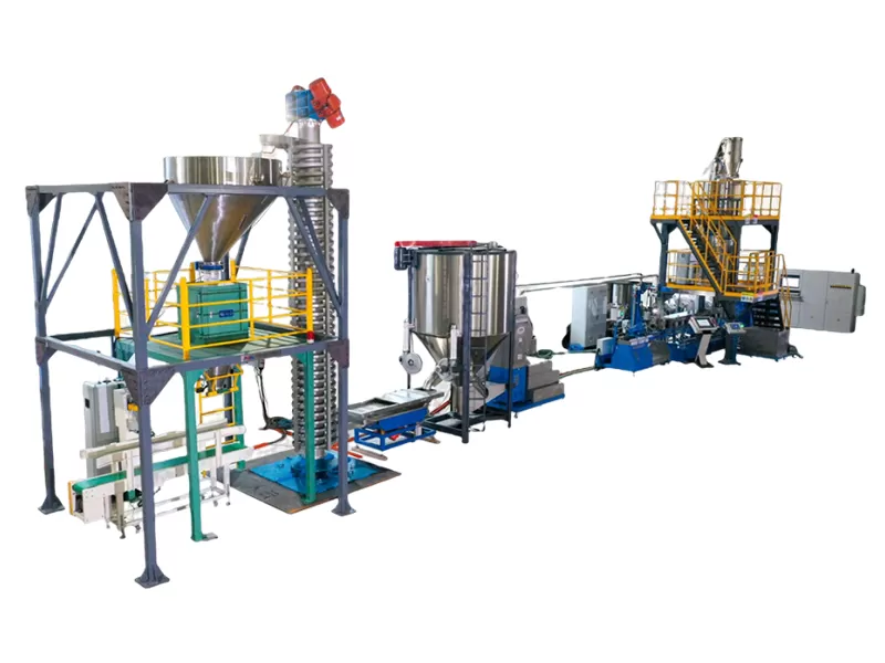 PLA, PBAT, PBS, PPC ,PCL, TPS and PHA Starch Filled Plastic Bio-degradable Compounding and Pelletizing Line