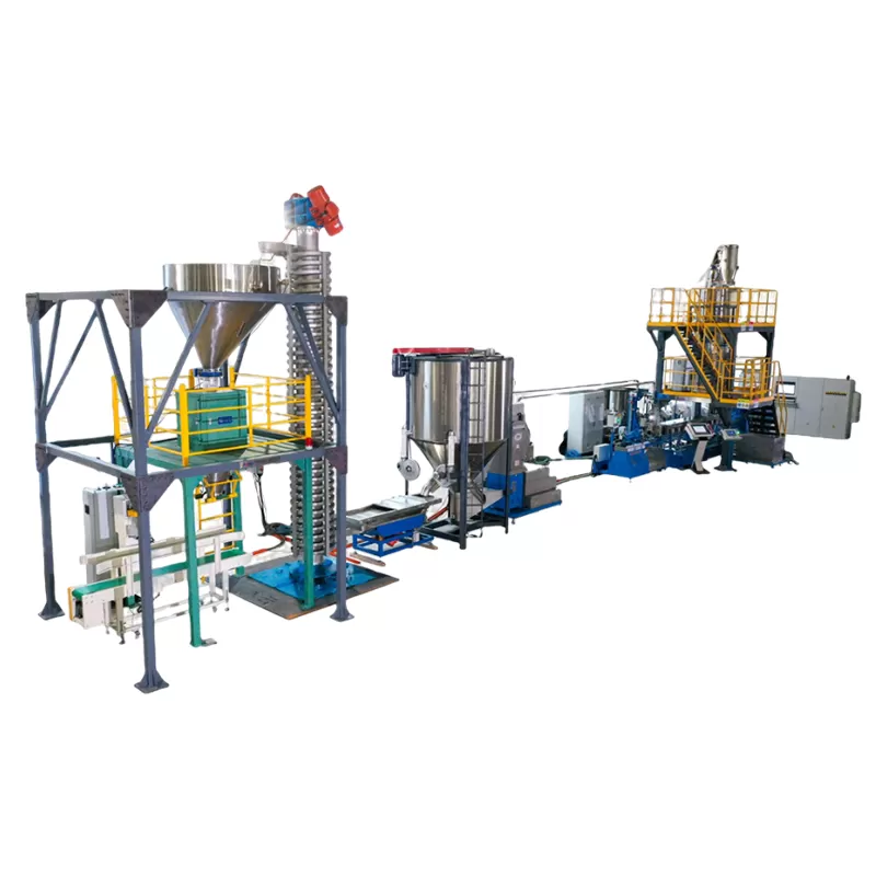 PLA, PBAT, PBS, PPC ,PCL, TPS and PHA Starch Filled Plastic Bio-degradable Compounding and Pelletizing Line