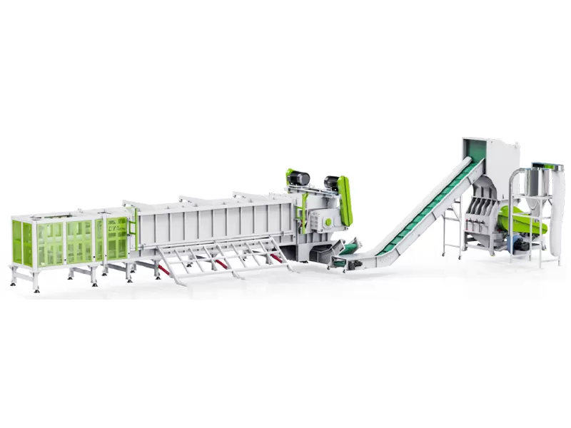 Plastic Solid Pipe Shredder & Crusher Unit Machine