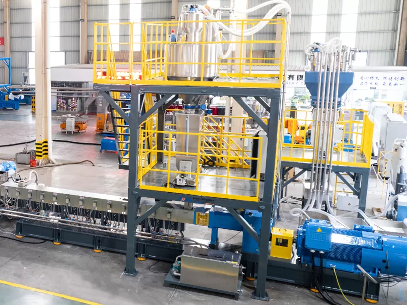 Portugal PLA PBAT Biodegradable PP with Starch Compounding Production Line