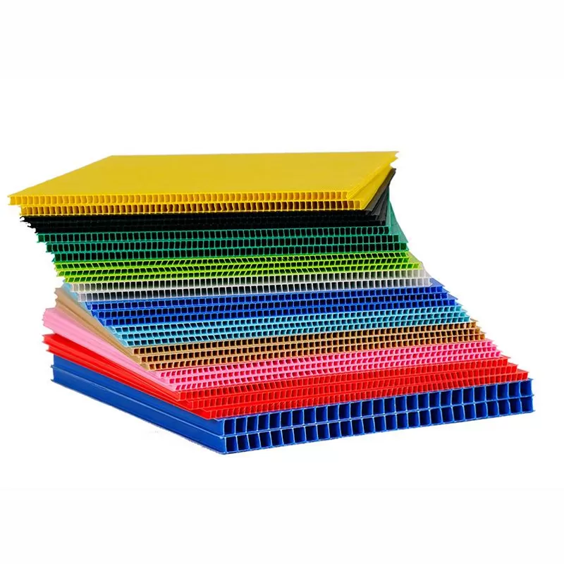 pp pe hollow cross section sheet extrusion line of type
