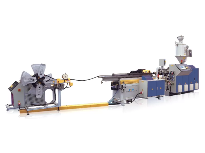 PP PE PA PVC Single Wall Double Wall Corrugated Pipe Extrusion Line