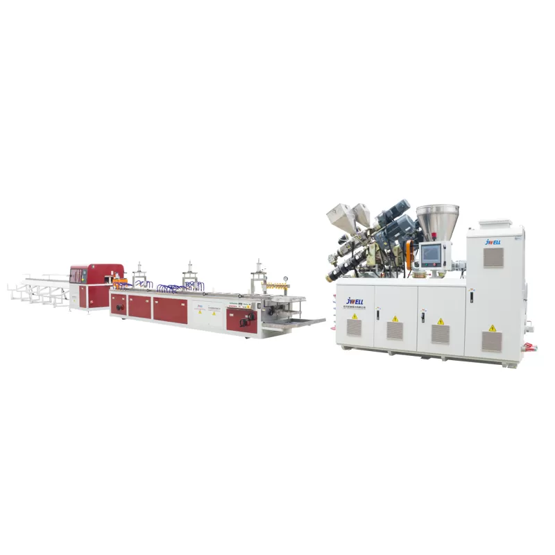 PP PE Wood Plastic WPC Decking Floor Extrusion Line