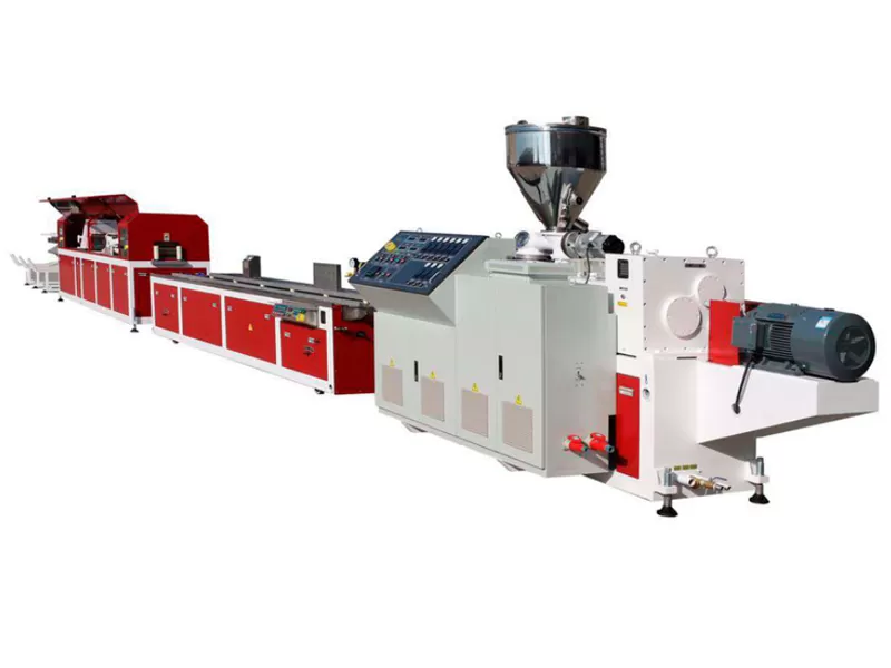 PVC Plastic Rain Gutter Extrusion Line