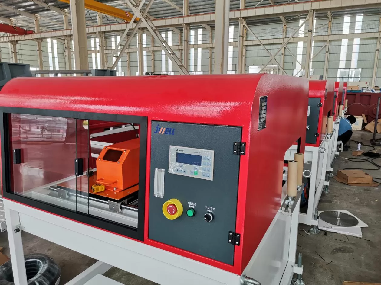 Description of PVC PP PE PC ABS PMMA Small Profile Extrusion Line