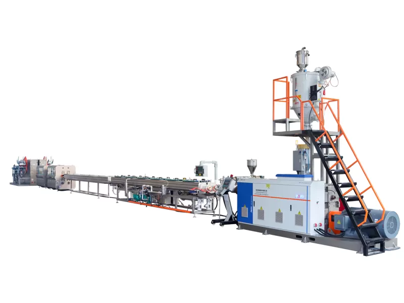 PVC Two Cavity Four Cavity Plastic Pipe Extrusion Line
