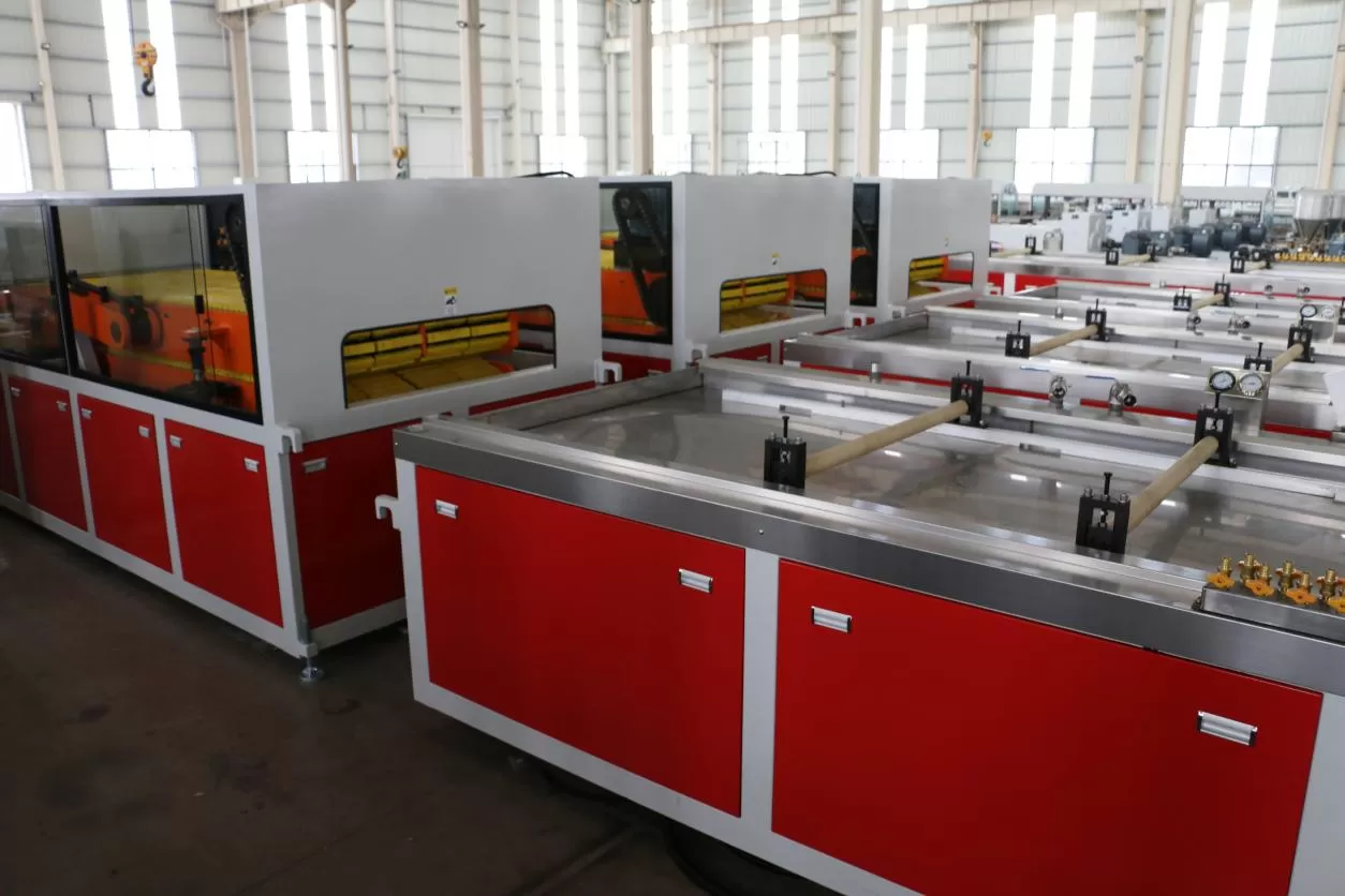 Description of PVC WPC Hollow Plastic Door Panel Extrusion Line