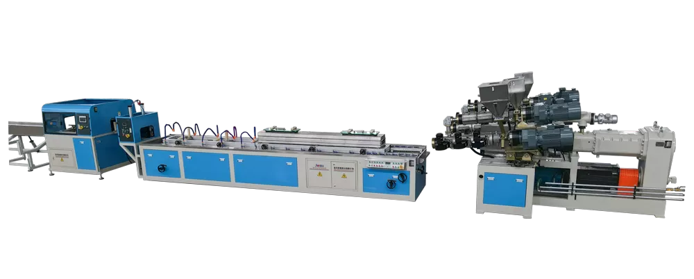 Spain PE PP Wood Plastic Composite Deck Floor Extrusion Machines Spain PE PP Wood Plastic Composite Deck Floor Extrusion Machines
