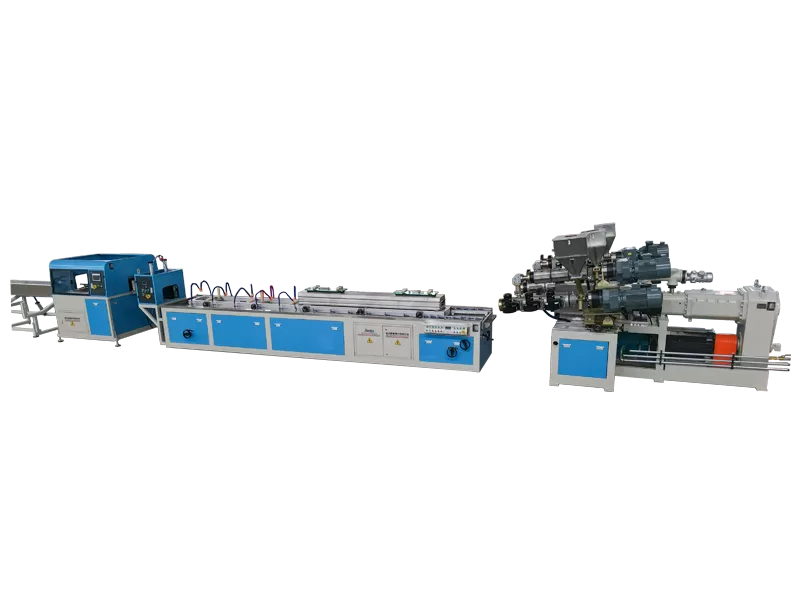 Spain PE PP Wood Plastic Composite Deck Floor Extrusion Machines