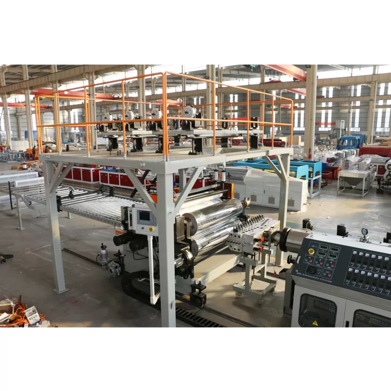 SPC Plastic Floor Tile Extrusion Line